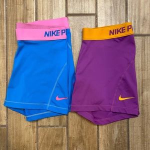 Nike Pro Dri Fit lot workout shorts